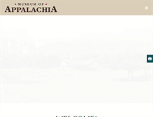 Tablet Screenshot of museumofappalachia.org